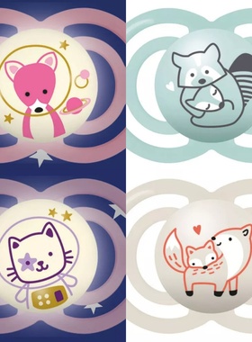 MAM婴儿丝感夜用超薄perfect夜光型6+16+安抚奶嘴宝宝安慰硅胶嘴