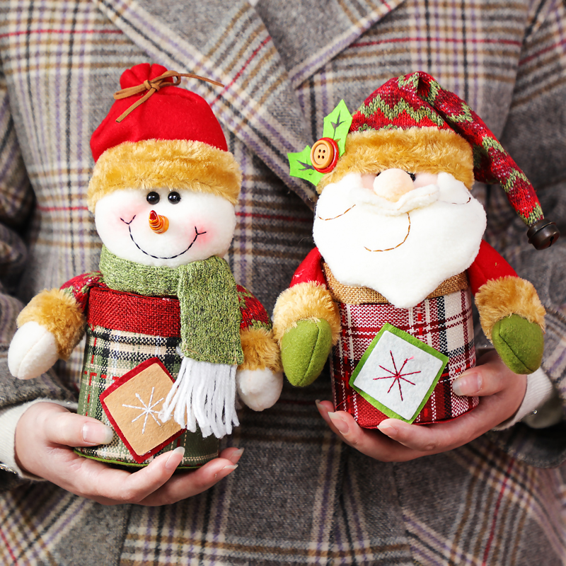 平安夜苹果礼盒创意儿童糖果罐圣诞节苹果包装盒平安果礼品盒礼物