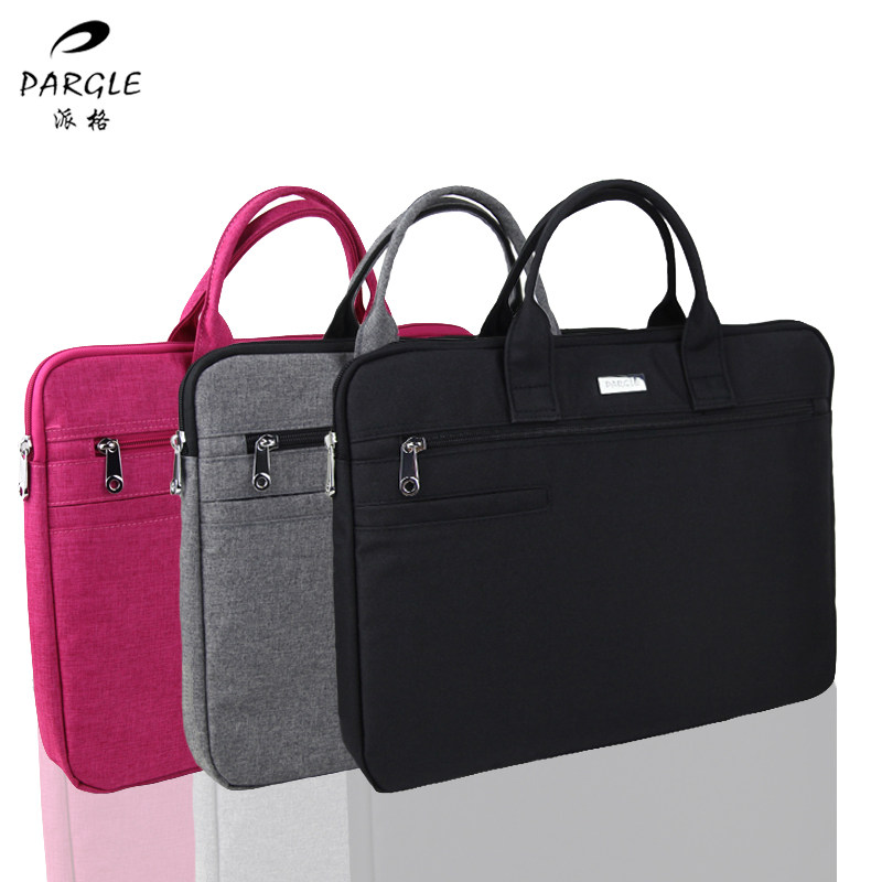 派格手提包公文包男士包商务办公文件包简约时尚电脑包防泼水防震文件