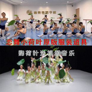 恋舞小荷叶舞蹈演出服古典舞荷叶荷花仿真跳舞道具江南可采莲表演