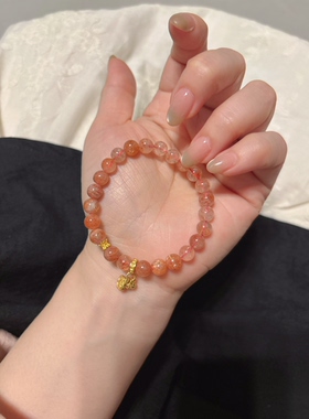 2026年新款阿鲁沙水晶手链女款小众叠戴手串紫色饰品转运