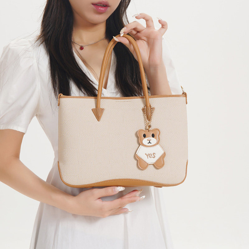 新款质感百搭大容量日常通勤时尚拼色方包简约轻便单肩斜挎包