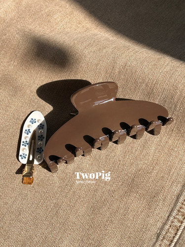 抓夹醋酸美拉德烤奶咖色