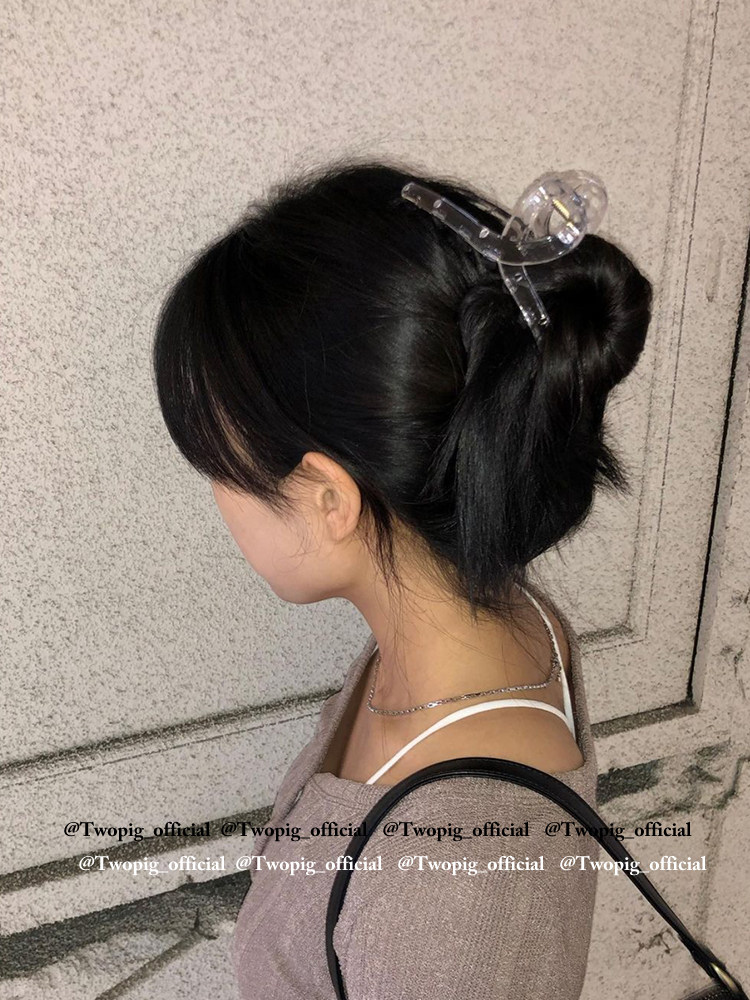 赵露思jennie同款发夹后脑勺抓夹女夏优雅气质韩国法式ins鲨鱼夹