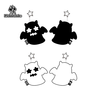 梁拌泡菜【幽灵吧唧】会响的可爱挂件幽灵毛绒公仔钥匙扣玩偶周边