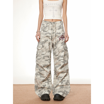 美式工装迷彩裤百搭裤子