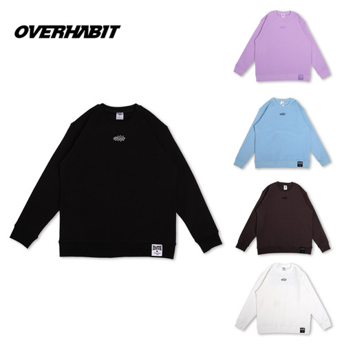 overhabit男加厚圆领篮球卫衣