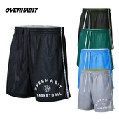 运动跑步透气速干休闲双面穿五分短裤 男美式 薄款 军哥篮球2024夏季