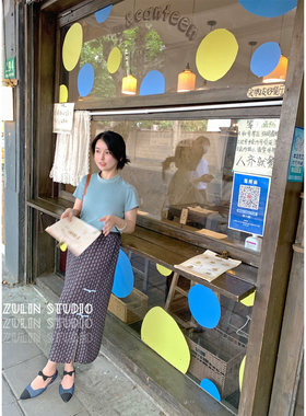 陌陌家大人气国风套装半身裙