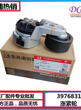 3976831适用于天龙大力神天锦康明斯发动机风扇皮带涨紧轮3936213