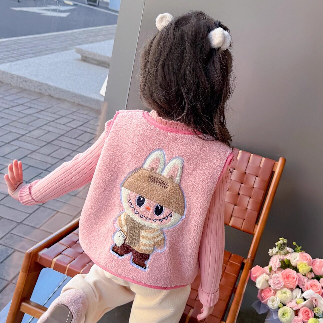 女小童卡通马甲秋冬款2025新马夹