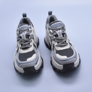 冬季增高厚底绒里老爹鞋运动青春软底学院休闲鞋防滑百搭松糕鞋潮