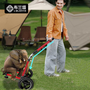 电动车拖车自行车后挂式 营地钓鱼野营露营户外骑行充气轮拖斗拉车