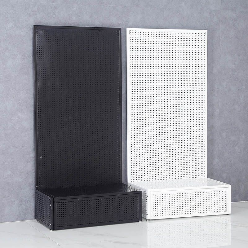 洞洞板落地免打孔可定制展示架置物架袜子工具货彩色商场饰品架