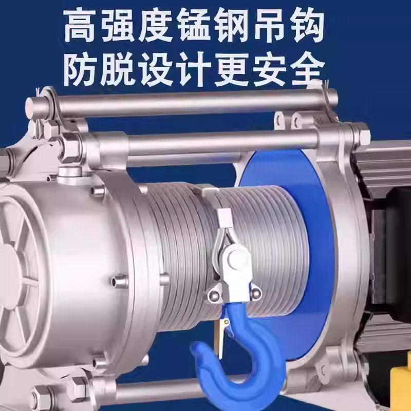 提升机电动380v多功能卷扬机1吨2吨装修小吊机220v家用葫芦升降机