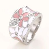 New Wedding Women 2025 Enamel Beautiful Ring Party Flower