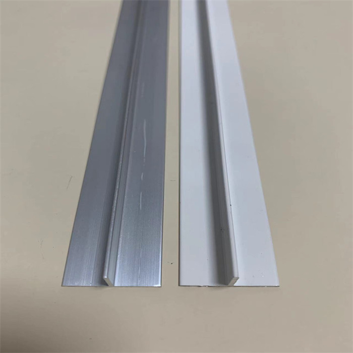 铝合金T型铝20*10*1mm吊顶龙骨压条白色烤漆装饰丁字铝银色收口条