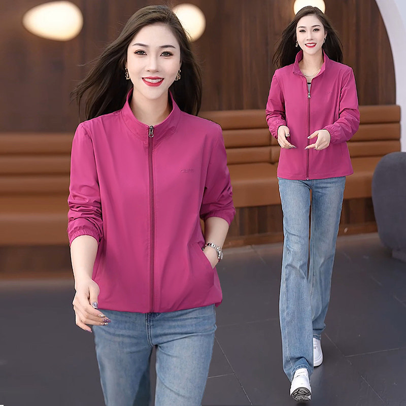 春秋外套女2026新款爆款立领开衫夹克女士名牌小个子短款休闲女款