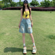 女短裤 奥莱MAXSMLA2025夏季 破洞牛仔裤 五分裤 新款