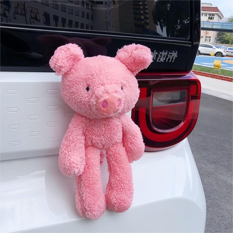 车尾挂件车后公仔玩偶汽车公路车摩托车臀部后备箱摆件电动车装饰