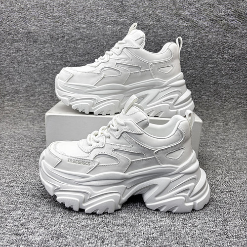 欧货I&T13新款真皮老爹鞋女厚底