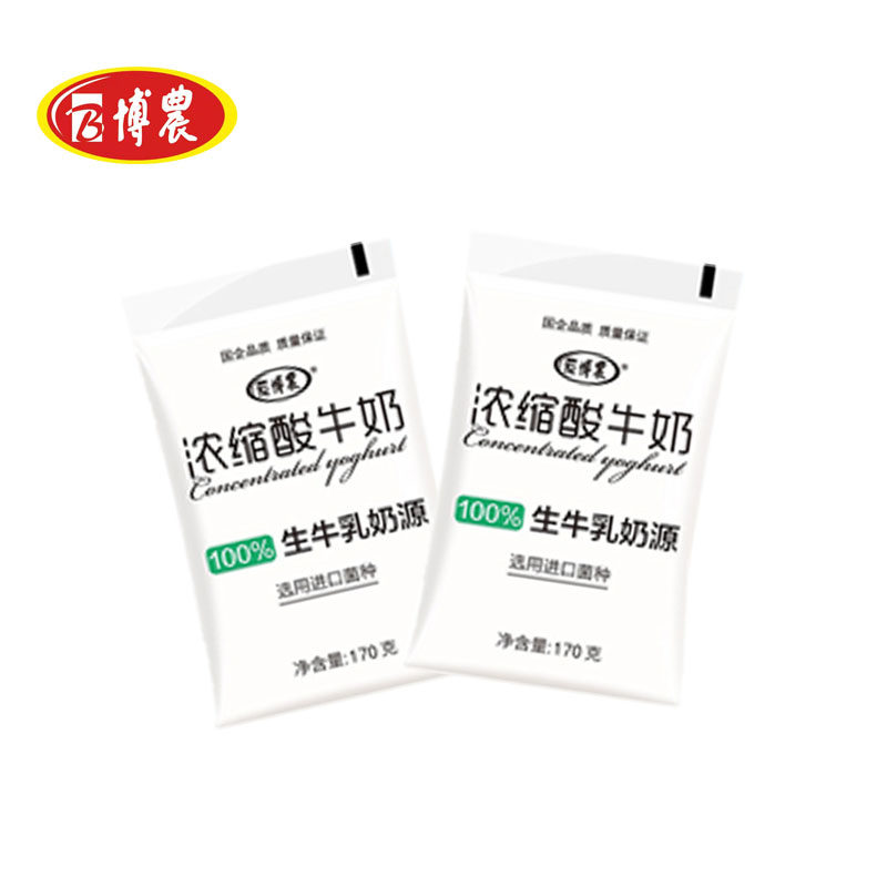 焦作博爱博农浓缩酸牛奶原味低温奶12袋*170克含钙不含水