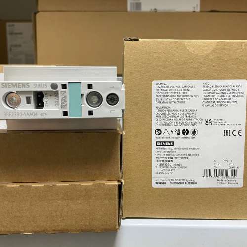 （议价)3RF2330-1AA04  单相 3RF2 半导体接触器