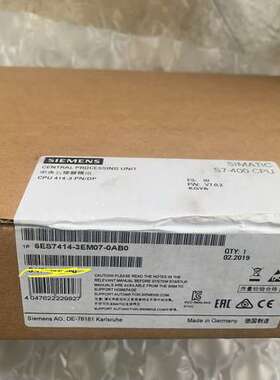 （议价)6ES7414-3EM07-0AB0   19年未开