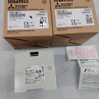 （议价)FX3U-ENET-L以太网模块，，里外