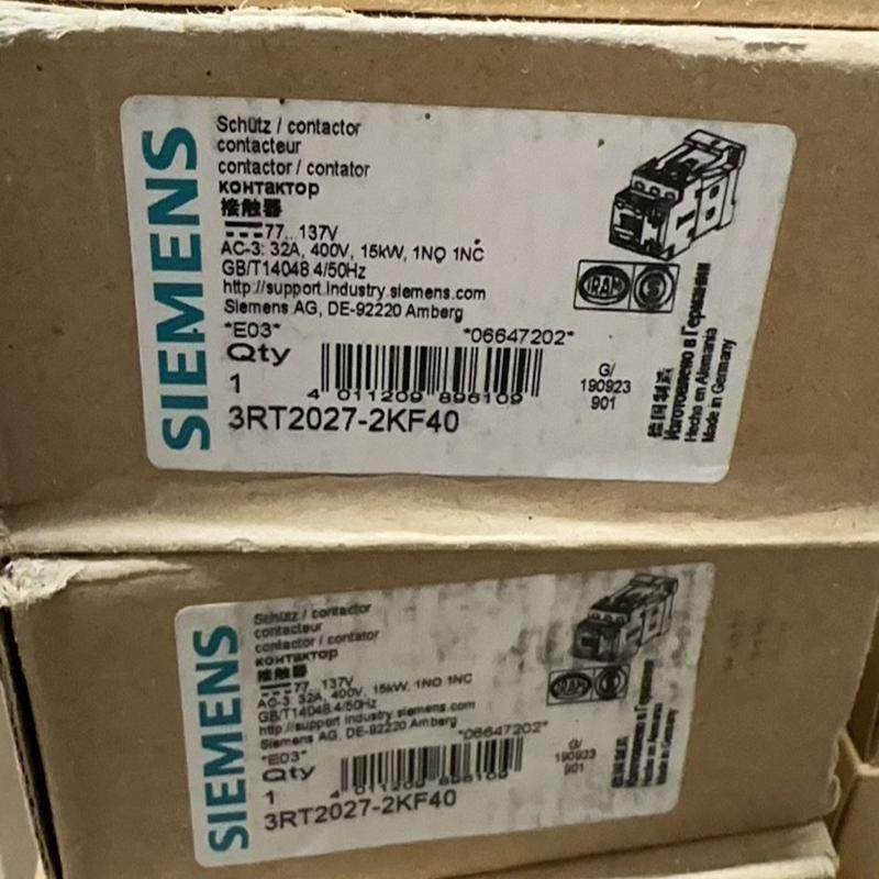 SIEMENS 3RT2027-2KF40 继电议价