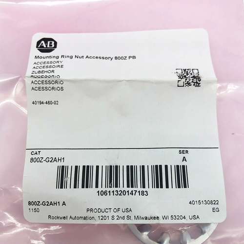 （议价)800Z-G2AH1 罗克韦尔AB  孔塑料安装套