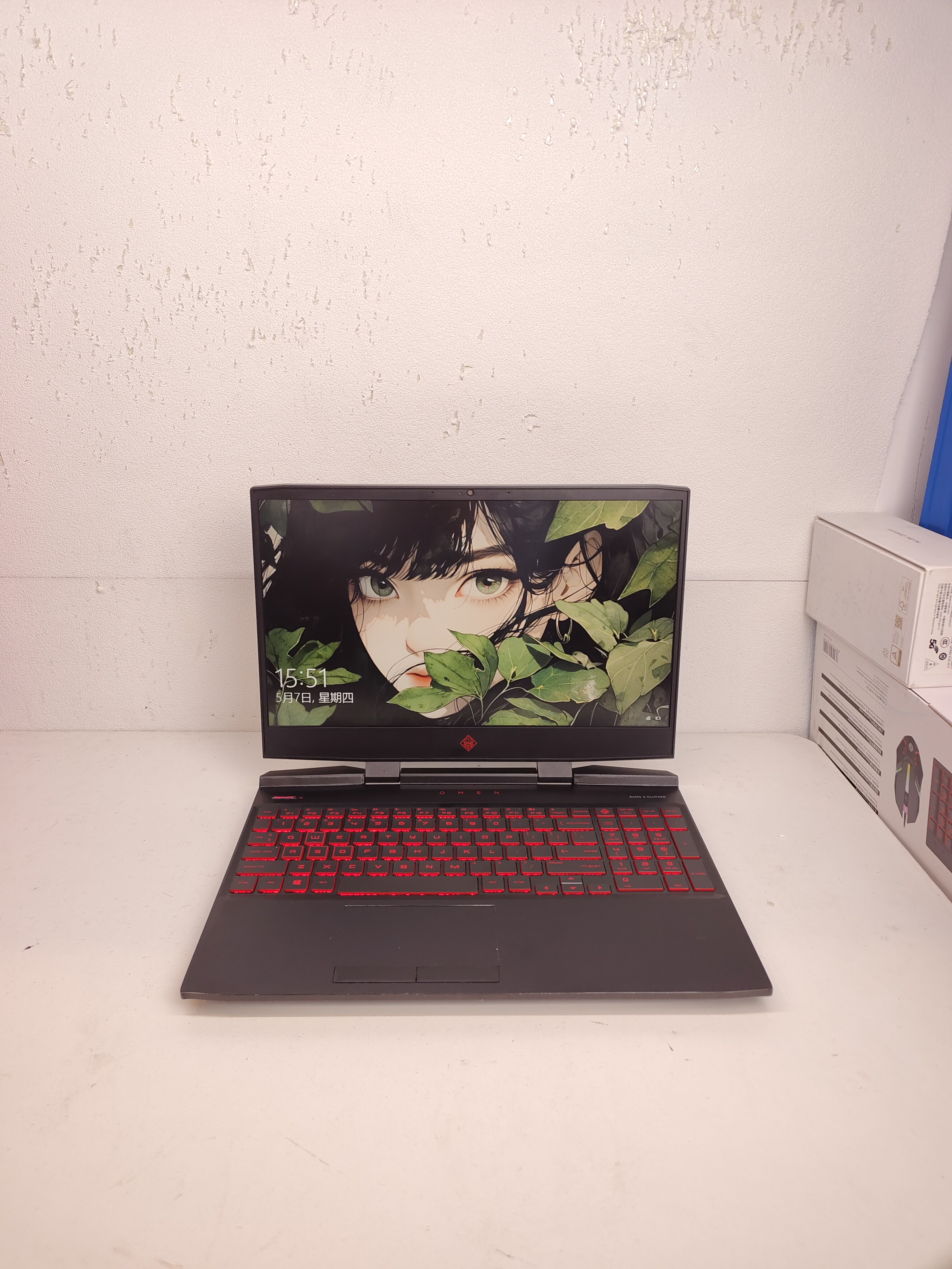 二手惠普暗影精灵游戏本8代i5 GTX1050Ti 4G独显，144hz15寸大屏