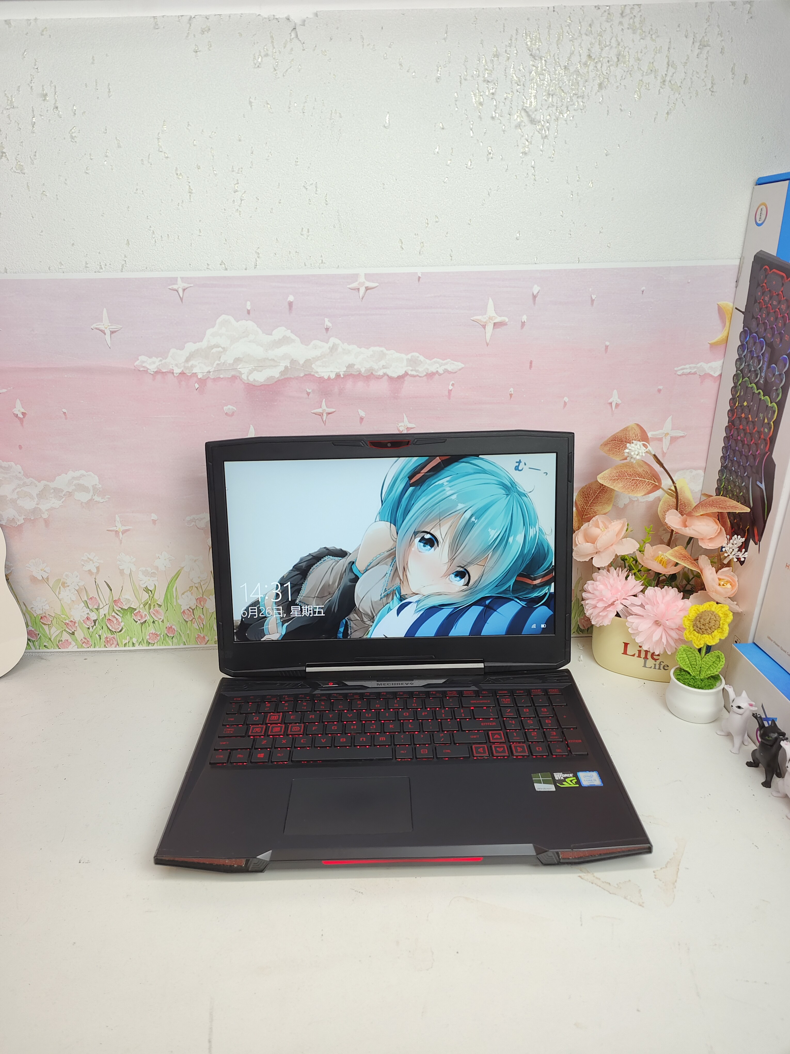 二手机械革命X6Ti游戏本，i7四核高性能处理器搭配4G独显，15.5屏