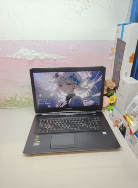 二手神舟PA70ES大屏游戏本 i7六核，8G大显存独显，17.2英寸144Hz