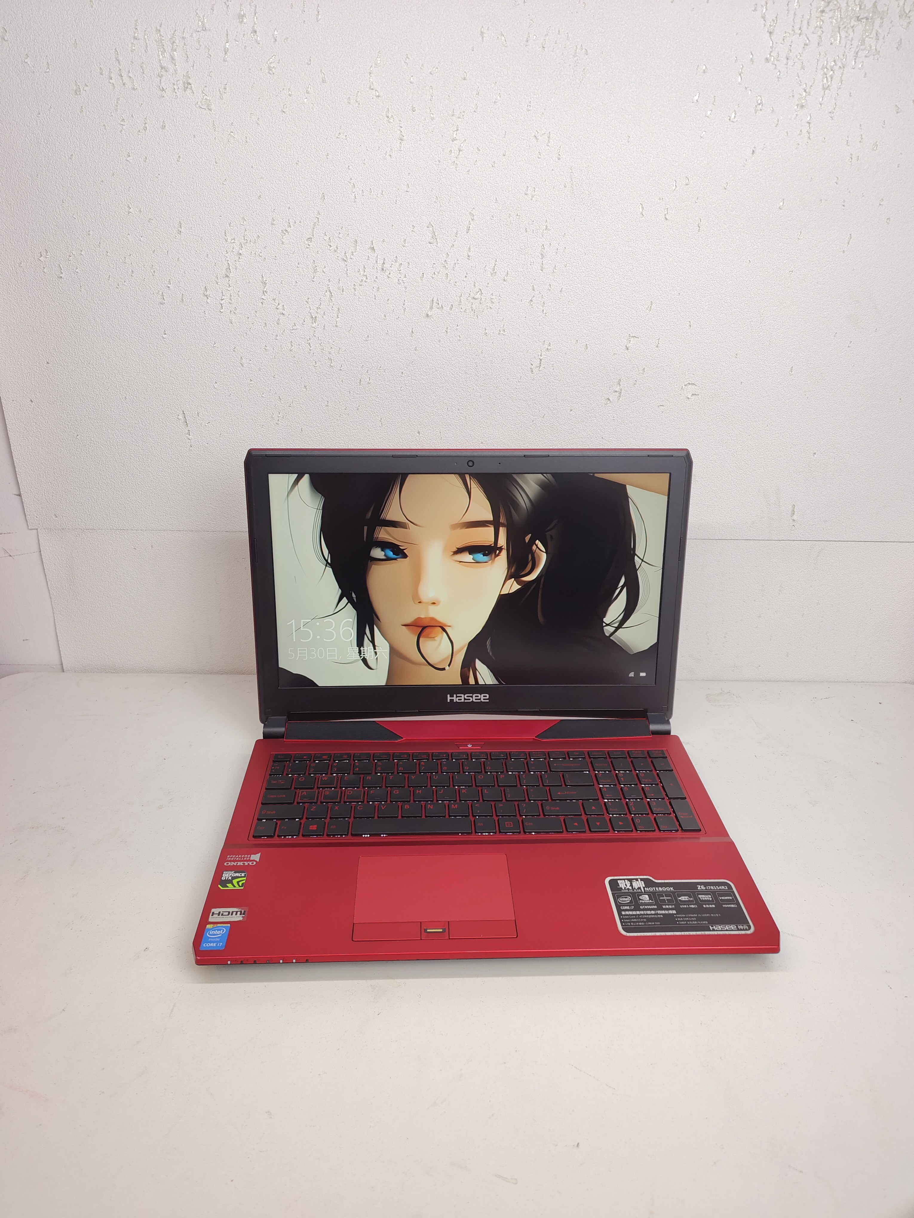 二手神舟游戏本笔记本电脑 4代i7四核标压高性能，GTX960 2G独显