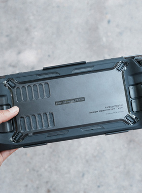 肥熊适用于SteamDeck LCD/OLED掌机游戏机保护壳Steam Deck保护套防滑汗防摔抗震主机软散热掌机保护套配件