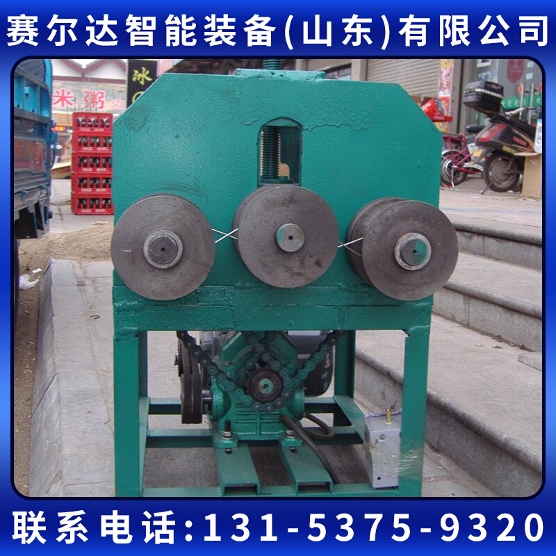建筑方管煨弯机 塑料大棚管弯管机 dwqj-63滚动式弯圆机