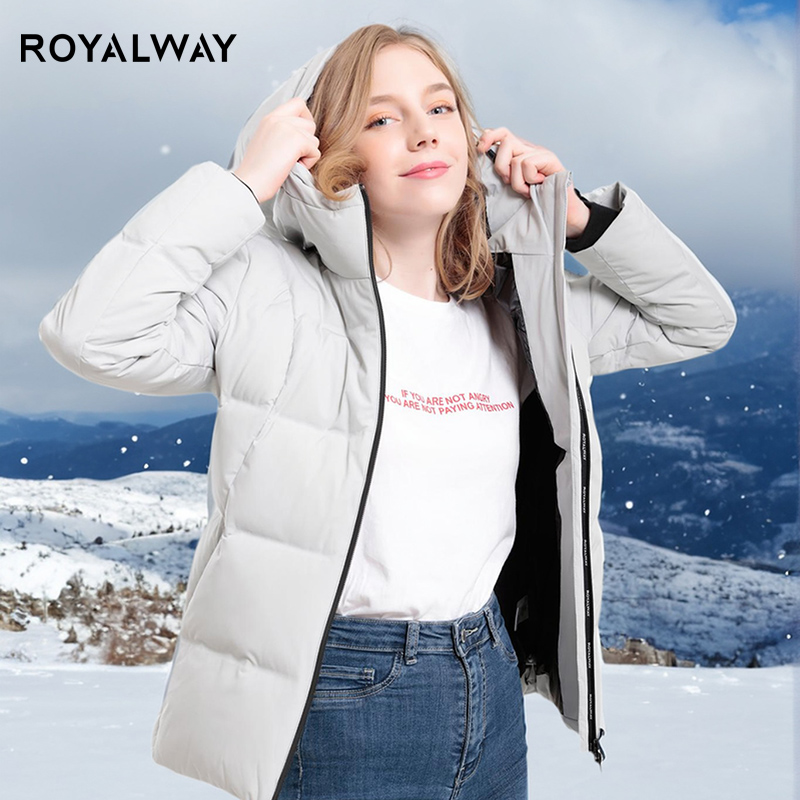 ROYALWAY鹅绒羽绒服90绒无缝压胶