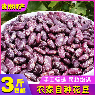 贵州特产21年农家花豆酸菜四季豆