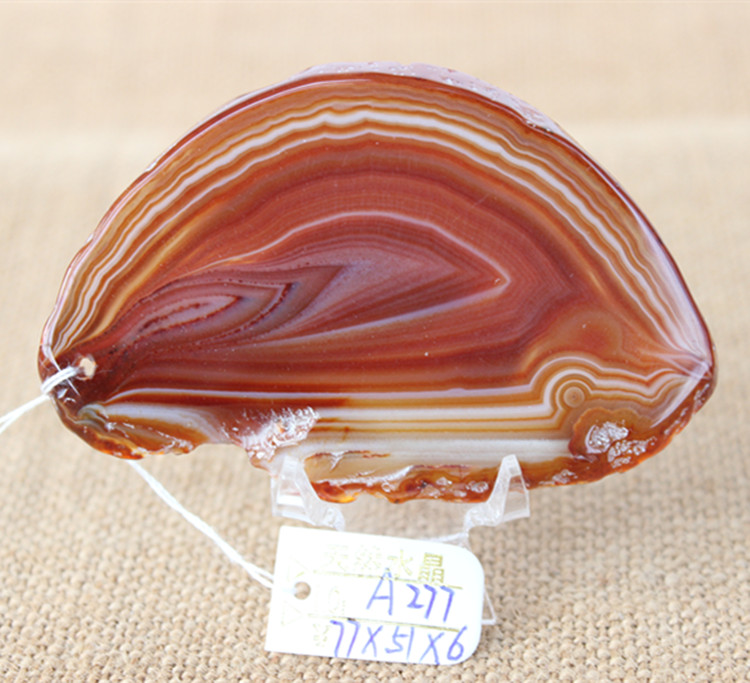 天然瑪瑙原石片項墜吊墜隨形彩色瑪瑙片A265—A288特價包郵