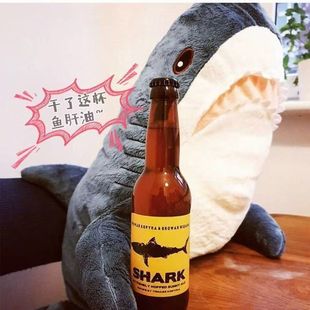 航家公仔玩偶啊生日礼物呜毛绒家居搞怪批发抱枕鲨鱼乐趣