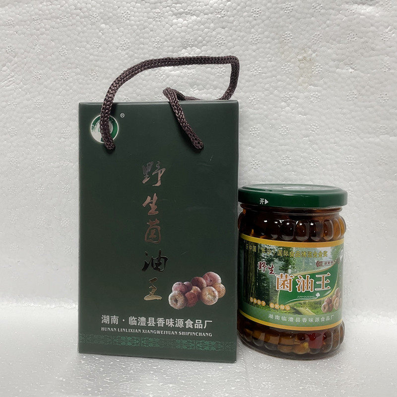 道水野生菌油王180g*2瓶湖南常德特产重阳菌枞菌油拌饭面下饭菜