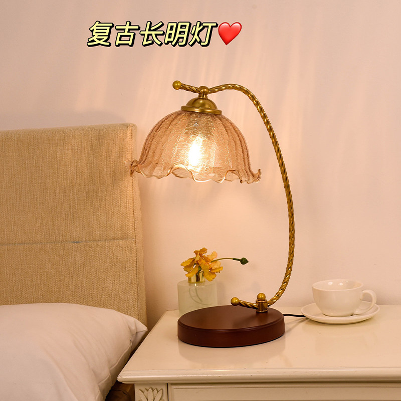结婚礼物送新人台灯床头灯新婚房女方陪嫁长明灯一对新娘婚礼喜灯