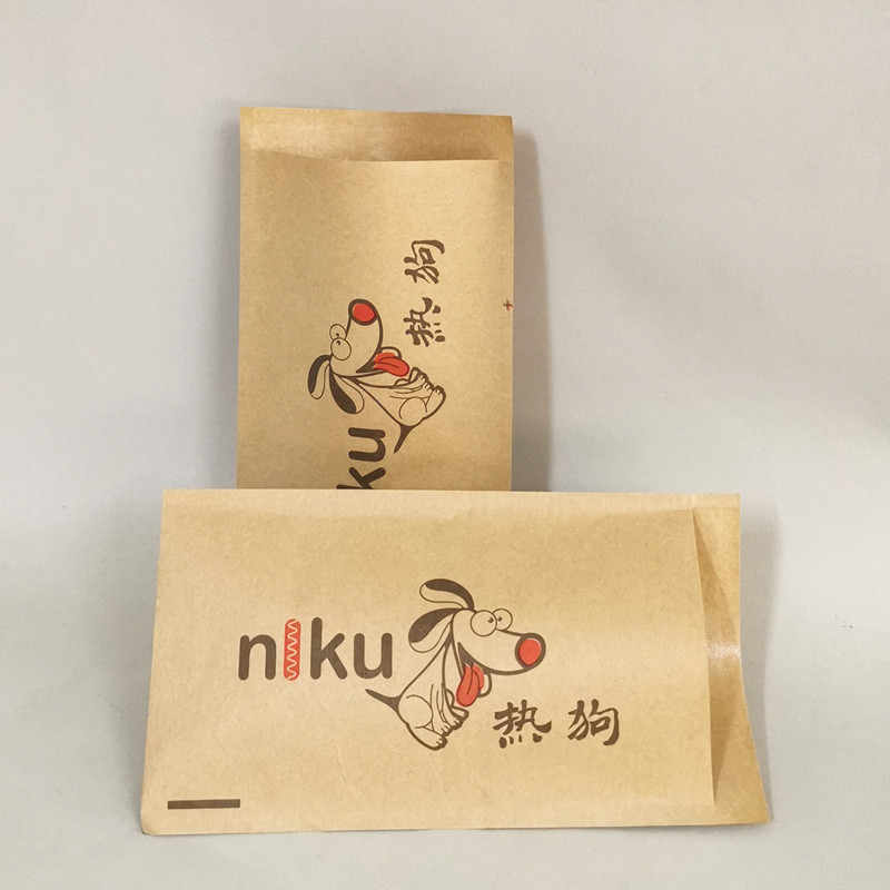 热狗纸袋热狗牛皮纸袋蛋包肠烤肠