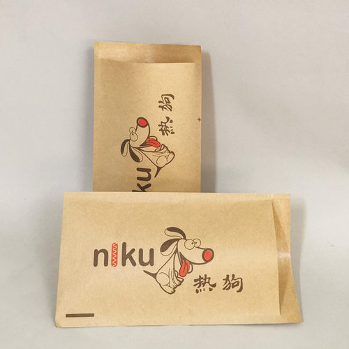 热狗纸袋热狗牛皮纸袋蛋包肠烤肠