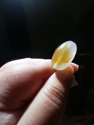 15495老嫩糖玛瑙籽料枣珠