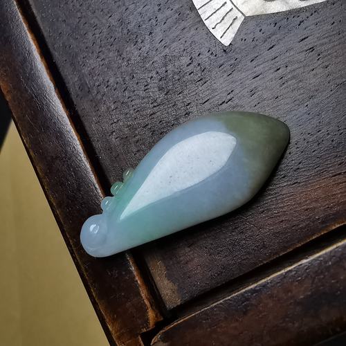 15445天然A货老翡翠福瓜