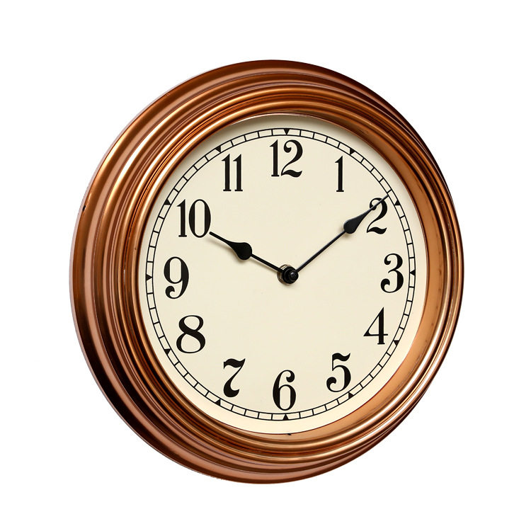 欧式创意复古挂钟12寸 客厅钟表静音塑料石英钟表clock壁钟定制在类目 家居饰品, 家居钟饰/闹钟, 挂钟中 - 来自Buy2taobao.com提供专业的淘宝代购服务