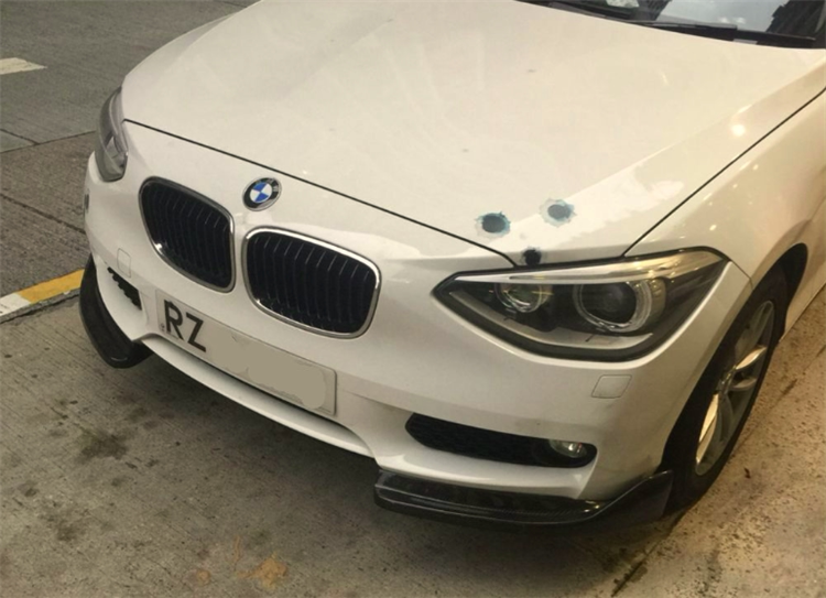 适用于宝马1系f20碳纤维前唇前扰流前下巴f20碳纤维前包角包围改