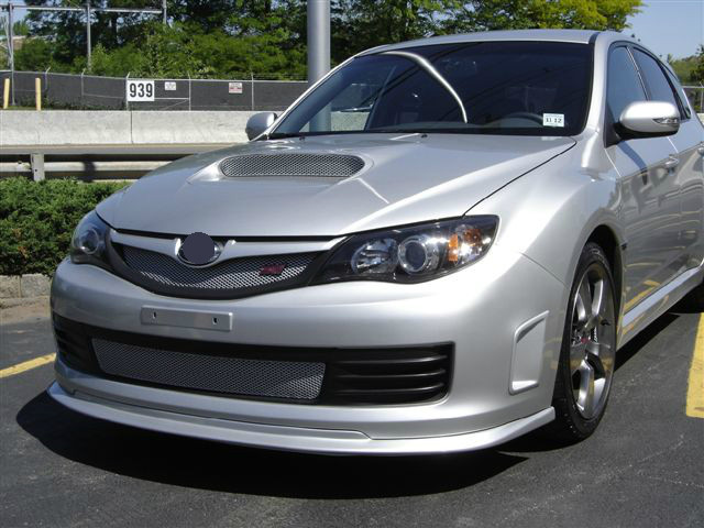 适用于斯巴鲁翼豹10代 sti碳纤维前唇前扰流头铲前铲下巴改装包围